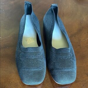 Women's Knit Ballet Flats - Black
